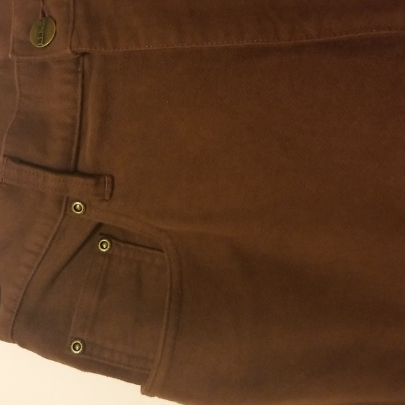 L.L. Bean Perfect Straight Leg Pant Mauve Medium - Picture 8 of 9